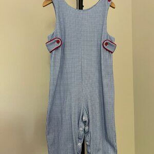 Lullaby Set Blue Gingham Longall